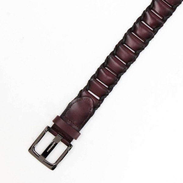 チェックバックルレザーベルト | ブラックレーベル・クレストブリッジ