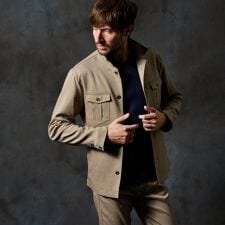 ハイダウェイ(HIDEAWAYS)のウールライクミリタリーブルゾン