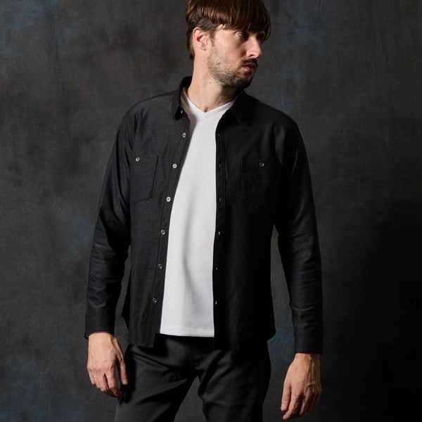 ハイダウェイ（HIDEAWAYS）/ショートレギュラーカラーシャツブルゾン ショートレギュラーカラーシャツブルゾン | ハイダウェイ(HIDEAWAYS