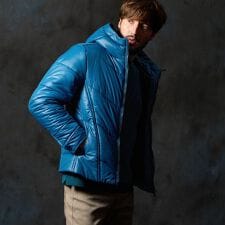 ナイロンタフタ　中綿ブルゾン