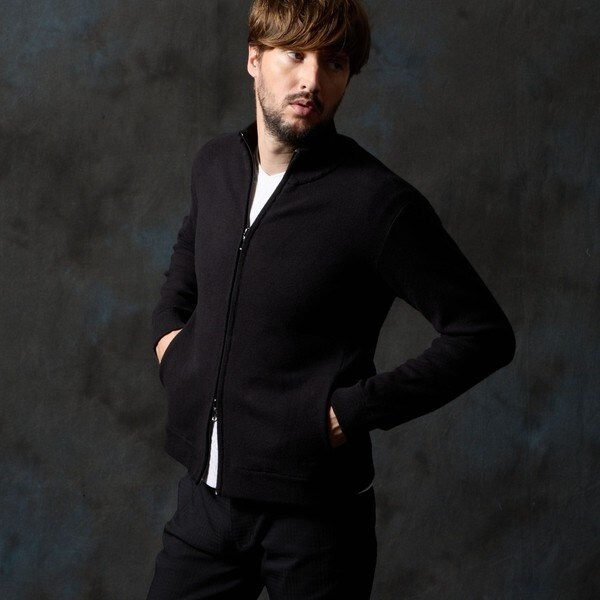 ニットベロア スタンドダウンブルゾン | ニコルクラブフォーメン