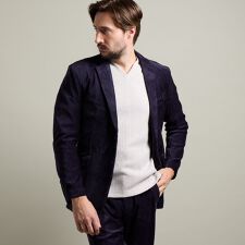 ハイダウェイ(HIDEAWAYS)の【HIDEAWAYS BLACK】ガムストレッチカルゼコールジャケット