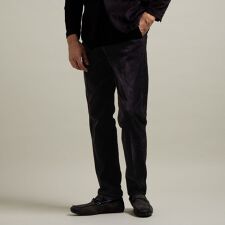 【HIDEAWAYS BLACK】ガムストレッチカルゼコールパンツ