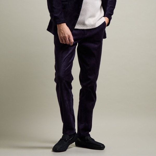 HIDEAWAYS BLACK】ガムストレッチカルゼコールパンツ | ハイダウェイ