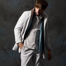 ハイダウェイ(HIDEAWAYS)のバイカラーマフラー