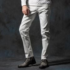 ヨコクロサテンストレッチパンツ