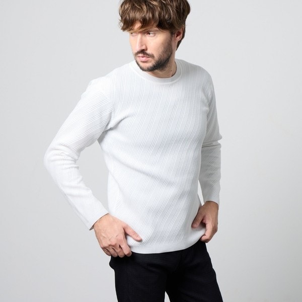 ケーブルグラデーションフーテッドプルオーバーニット | ハイダウェイ