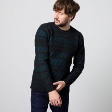 ハイダウェイ(HIDEAWAYS)の【WEB限定】バイアスダブルフェイス　クルーネックニット