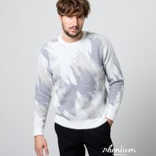 ハイダウェイ(HIDEAWAYS)の【WEB限定】アラカルトシャギージャカードプルオーバーニット