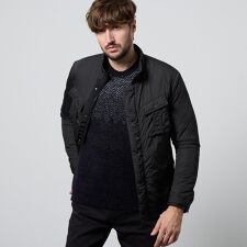 ハイダウェイ(HIDEAWAYS)のナイロンタフタ　顔料プリント中綿ブルゾン