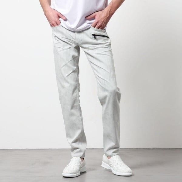 RED CARD】Rhythm+ リズムプラス ストレッチ テーパード デニムパンツ