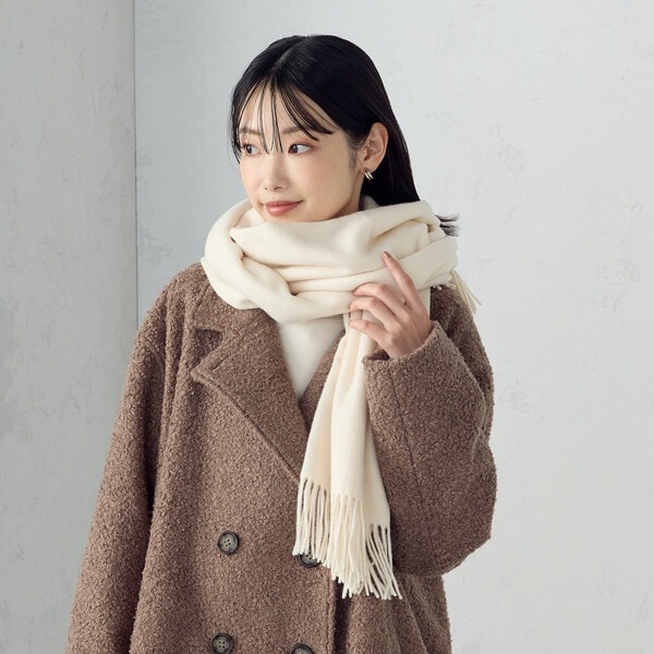 フード付きポンチョストール | モノコムサ(MONO COMME CA