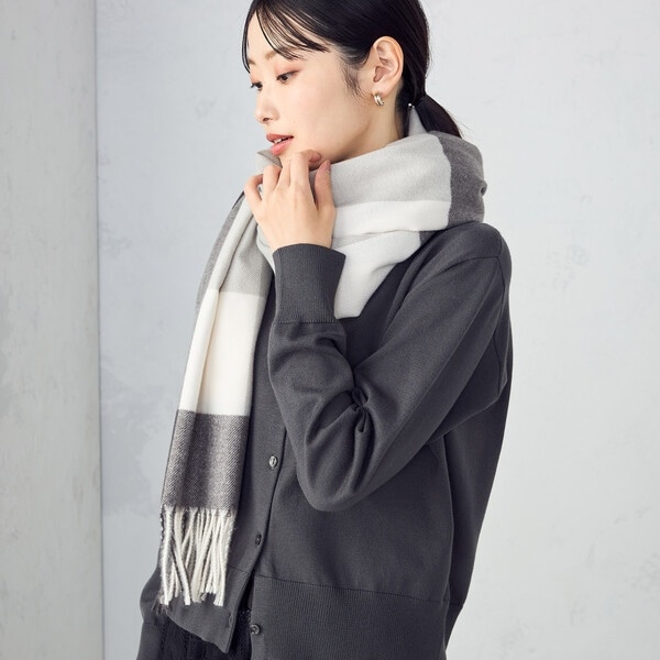 フード付きポンチョストール | モノコムサ(MONO COMME CA