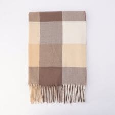 ブロックチェックストール