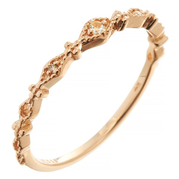 週末値下げ☆NOJESS ノジェス　虹のカラーストーンリング　K10 NOJESS ノジェス 虹のカラーストーンリング K10 K10リング