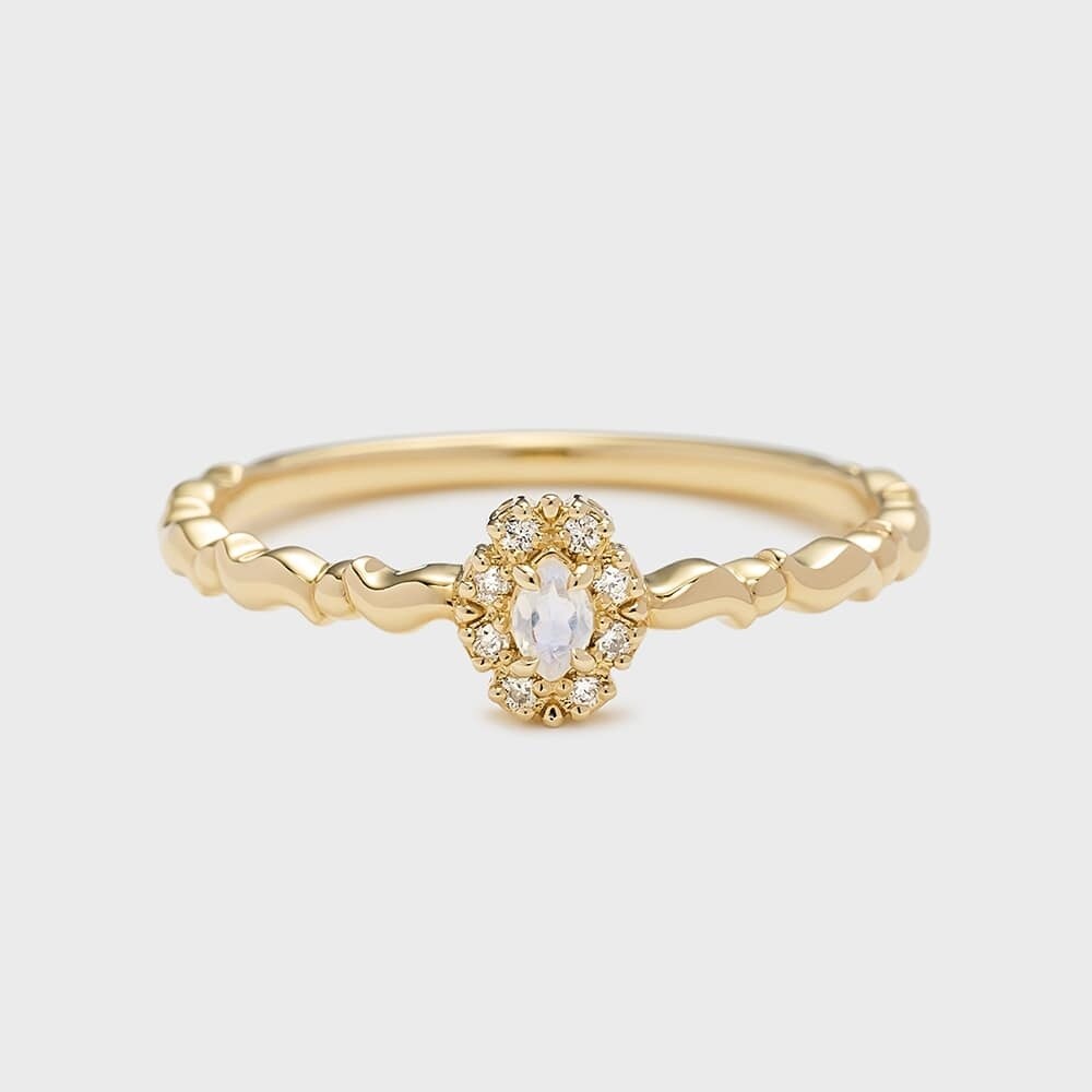 K10ダイヤモンド／ラブラドライトリング | ノジェス(NOJESS) | マルイ