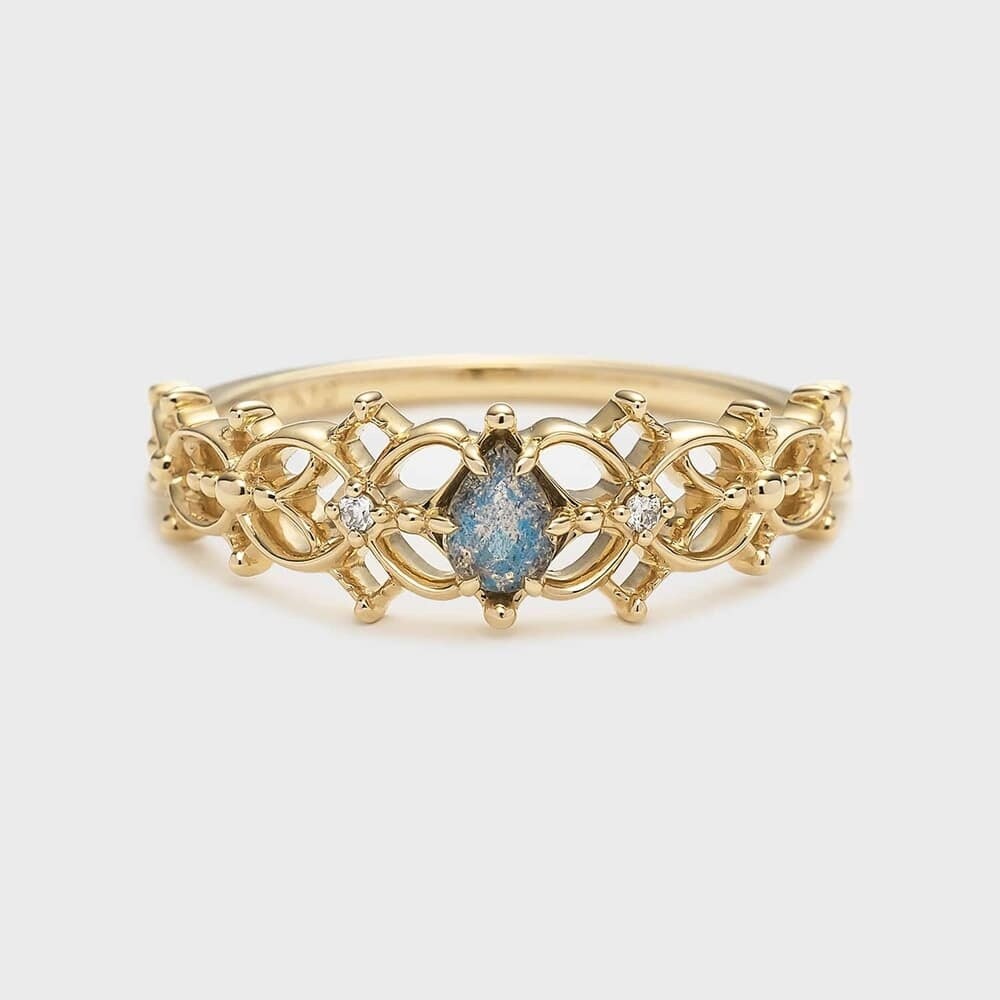 ■完売品■【NOJESS】【Pocket Ring】 K10ラブラドライトリング Pocket Ring】K10ラブラドライトリング｜リング｜ノジェス 公式