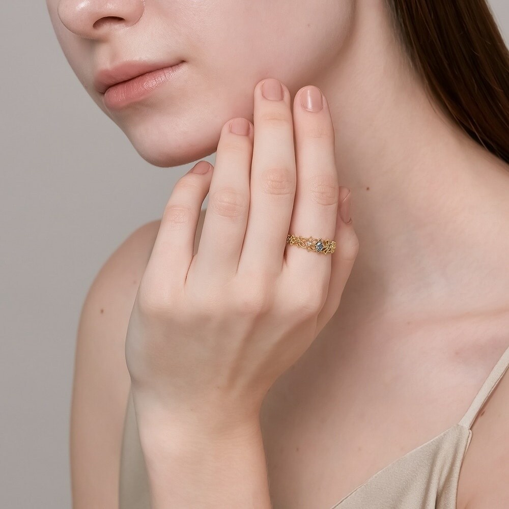 ■完売品■【NOJESS】【Pocket Ring】 K10ラブラドライトリング Pocket Ring】K10ラブラドライトリング｜リング｜ノジェス 公式