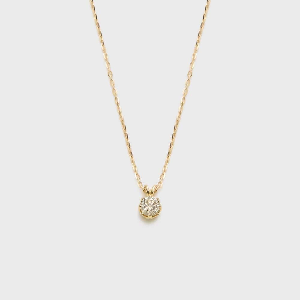 agete K18ゴールド ダイヤモンドネックレス　0.05カラット K18ダイヤモンドネックレス（0.055ct）｜ネックレス｜アガット