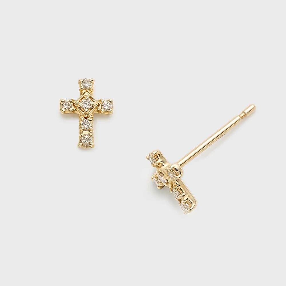 K18ダイヤモンドピアス（0.04ct） | アガット(agete) | マルイ