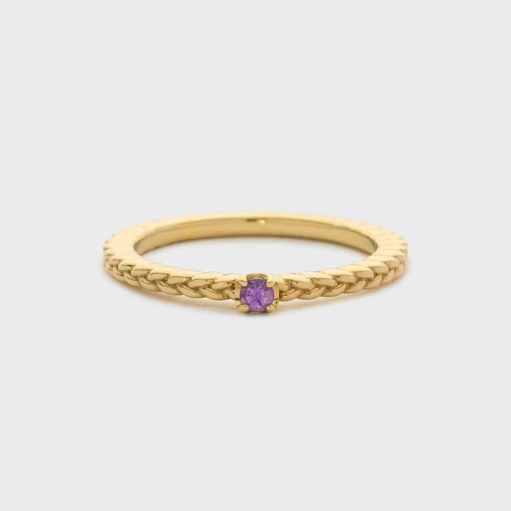 WEB限定》K10ピンキーリング（ピンクゴールド） | アガット(agete