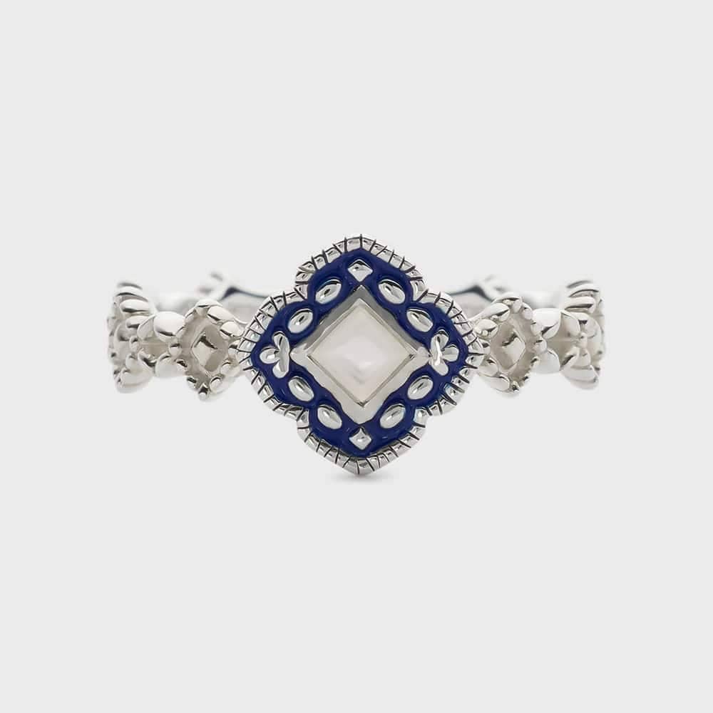 【Pocket Ring】 K10ラピスラズリピンキーリング　 ノジェス NOJESS（ノジェス）の「【Pocket Ring】 K10ラピスラズリ