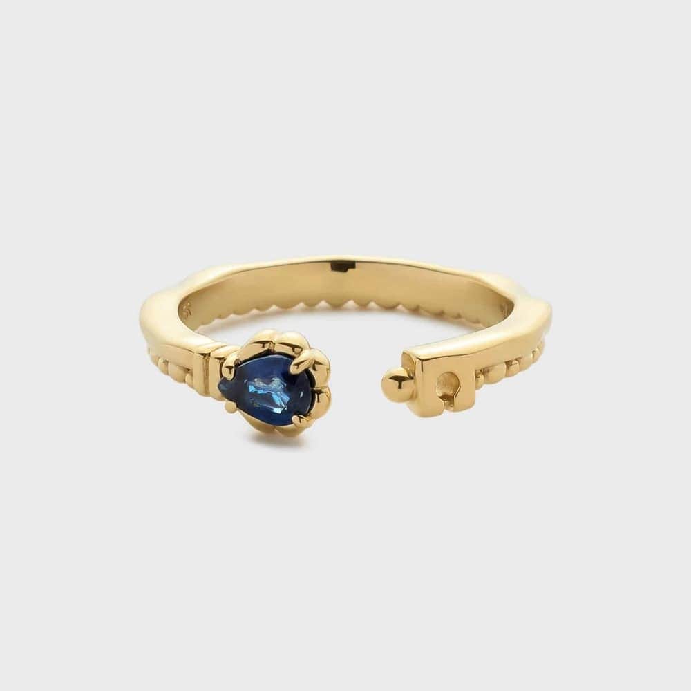 Pocket Ring】K10アクアマリンリング | ノジェス(NOJESS