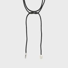 シルバーパールコードネックレス