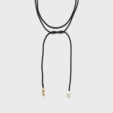 ゴールドパールコードネックレス