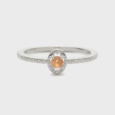 【Pocket Ring】シルバームーンストーンリング