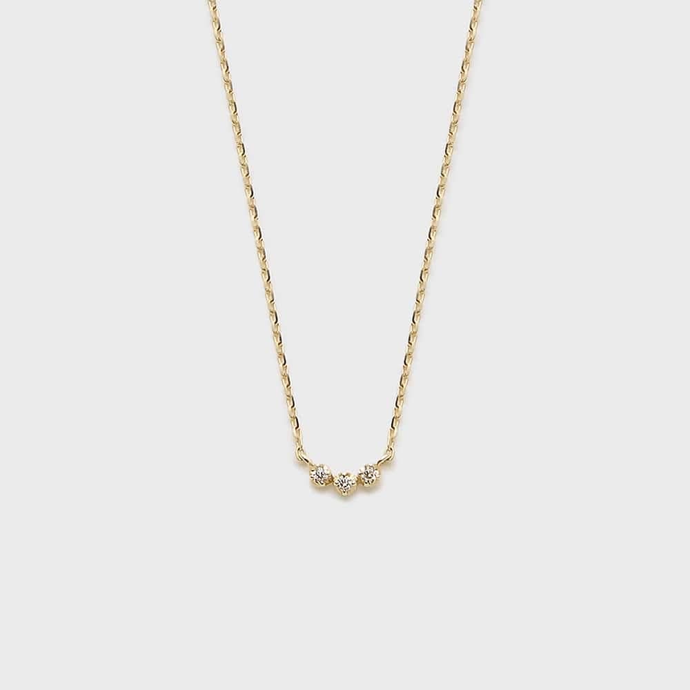WEB限定》K10ダイヤモンドネックレス（0.03ct） | アガット