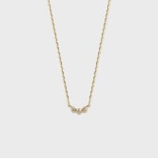 K10ダイヤモンドネックレス（0.01ct）