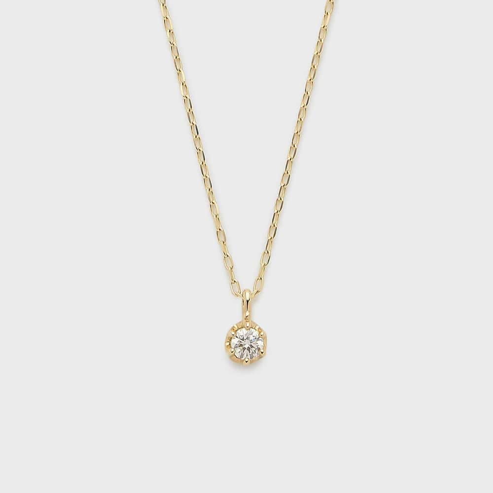 K10ダイヤモンドネックレス(0.03ct) | ノジェス(NOJESS) | マルイ
