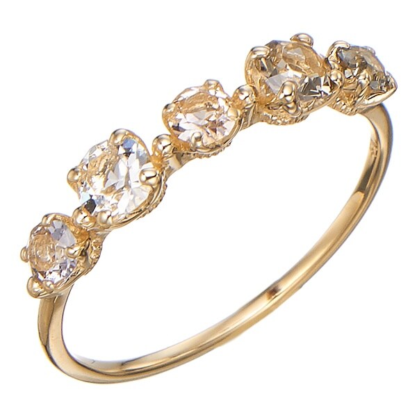 ノジェス nojess K10 数量限定品 ホワイトトパーズリング13号 NOJESS