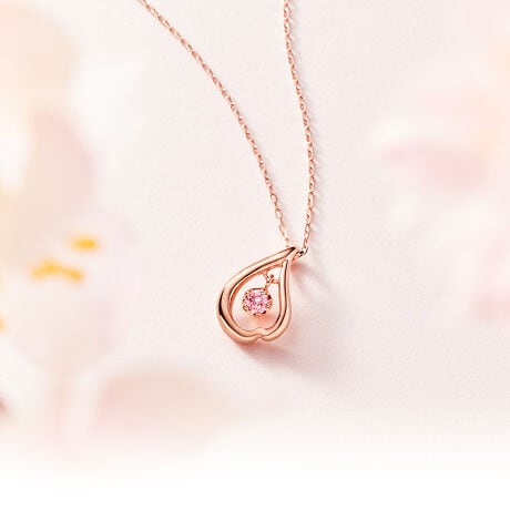 Sakura Collection】K10ピンクゴールド ネックレス | カナル4℃(canal4  