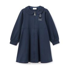 【バレエ】衿つき　前開きカットワンピース