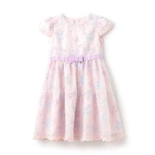 花ブーケレース刺しゅう　ワンピース