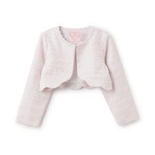 ファンシーツィード　裾スカラップジャケット