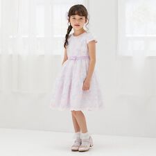 メゾピアノ(mezzo piano)の花ブーケレース刺しゅうワンピース