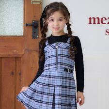 チェックビスチェ＆長袖Tシャツセット