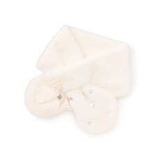 メゾピアノ(mezzo piano)のリボン　フェイクファーマフラー