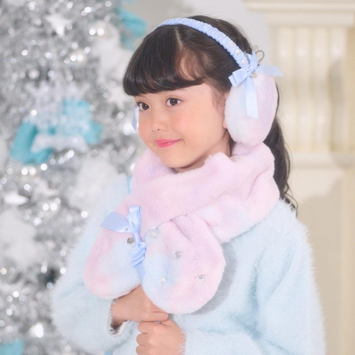 リボンモチーフ マフラー | メゾピアノ(mezzo piano) | マルイウェブ