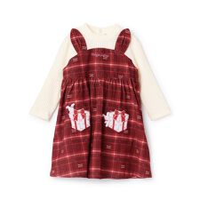 メゾピアノ(mezzo piano)のプレゼント刺繍ドッキングワンピース　ブルマセット