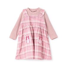 メゾピアノ(mezzo piano)のプレゼント刺繍ドッキングワンピース　ブルマセット