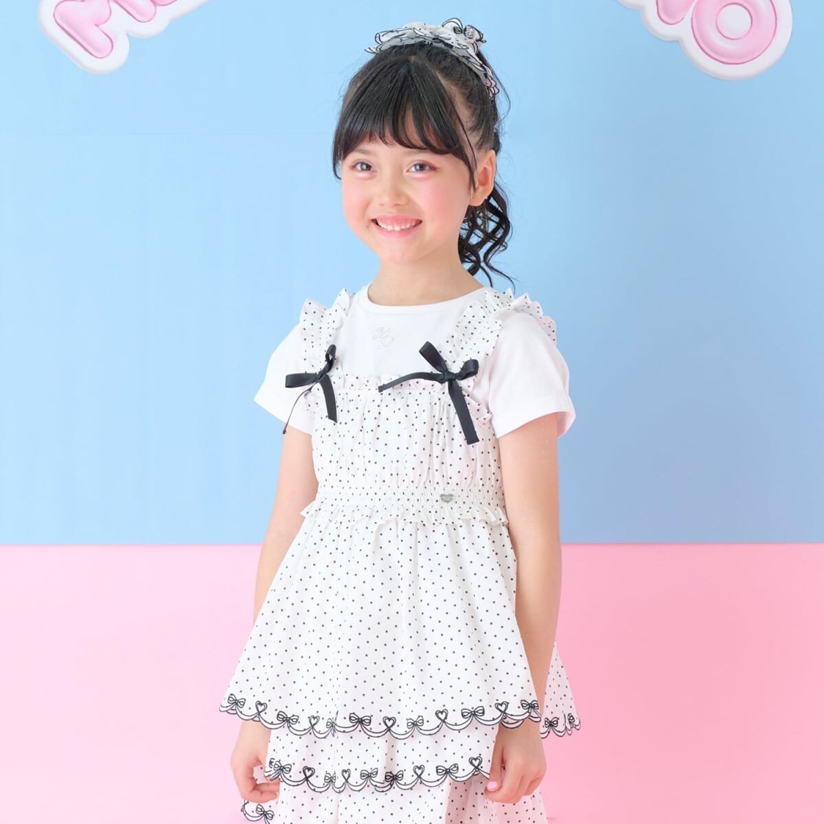 カットワーク刺しゅうチュニック 半袖Tシャツセット | メゾピアノ 