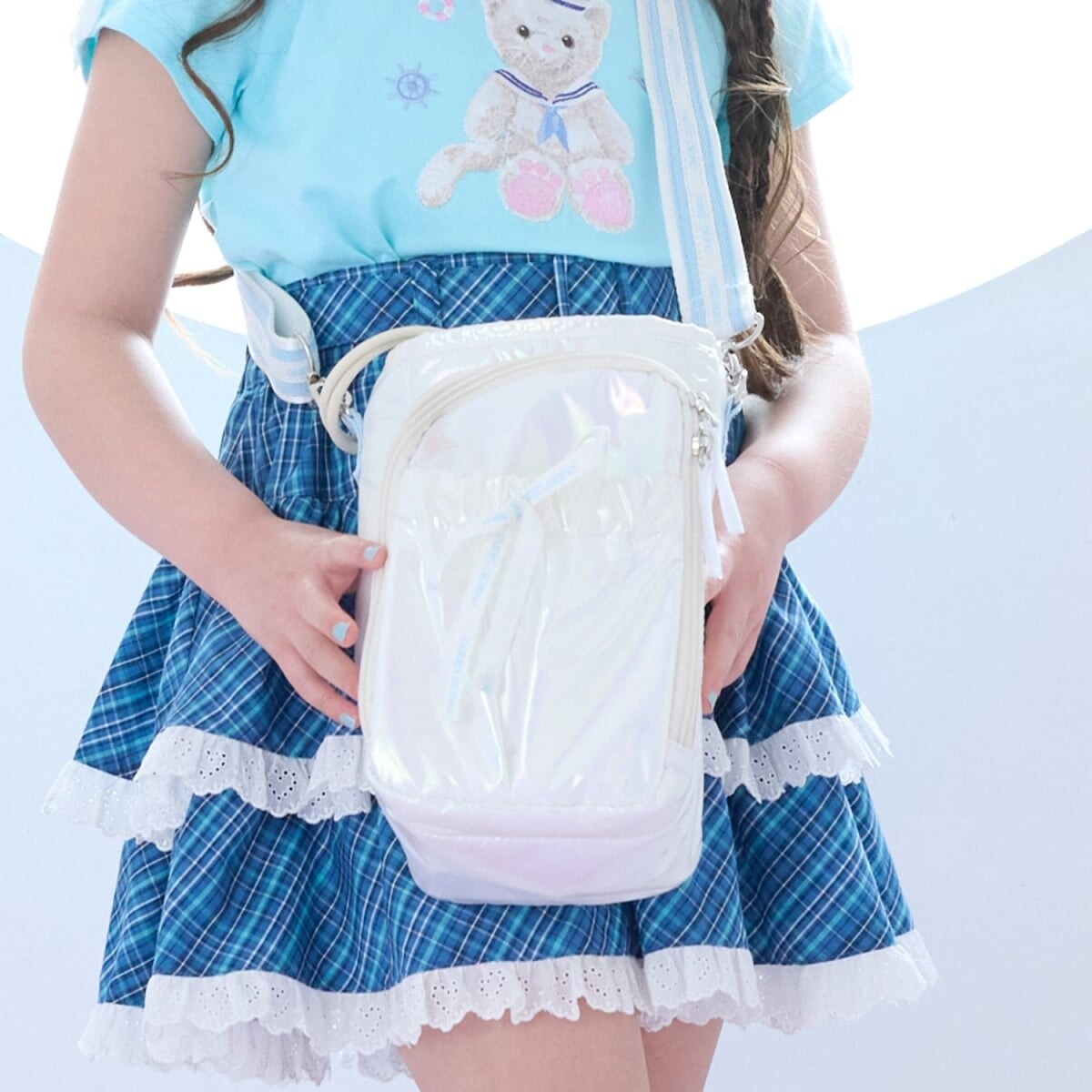 平成レトロ♡メゾピアノ♡みみぽぽリュク&ペットボトルホルダー♡ ロゴリボン ペットボトルホルダー付ショルダーバッグ | メゾピアノ