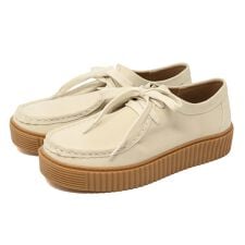 「UNISEX」23～27.0cm プラットフォームモカシンシューズ