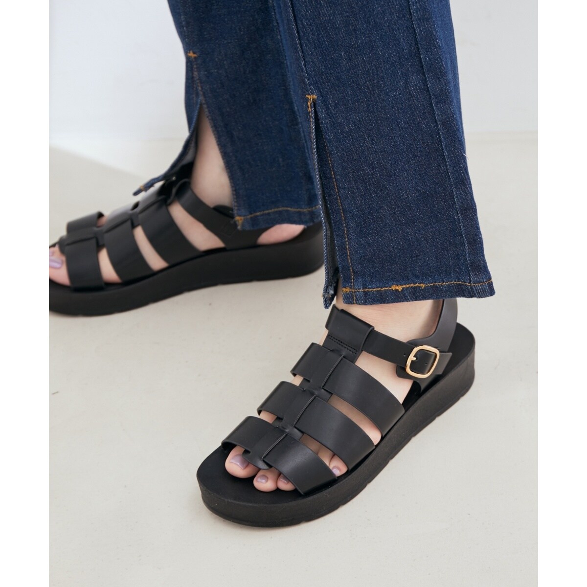 軽量】厚底オープントゥグルカサンダル | ジュゼ(Juze) | マルイウェブ