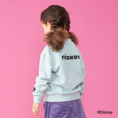 Disney 裏毛 ミッキーマウスデザイン 袖starトレーナー ビー ルーム B Room ファッション通販 マルイウェブチャネル