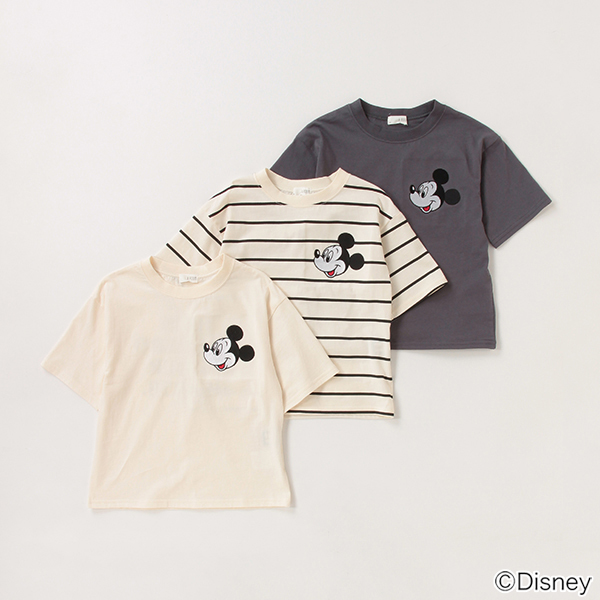 DISNEY】 ミッキーマウスデザイン ビッグシルエットTシャツ | ビー